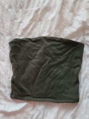 Tilly's Olive Green Strapless Tube Top